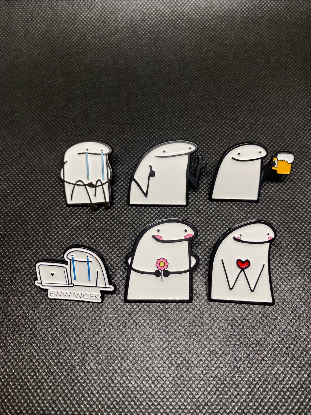 Flork Enamel Pins - Choose 1 Expressive Little Sock Puppet to Send Your Message